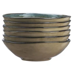 Bjorn 6 Bols en Grès Island kaki/bleu - 100 cl