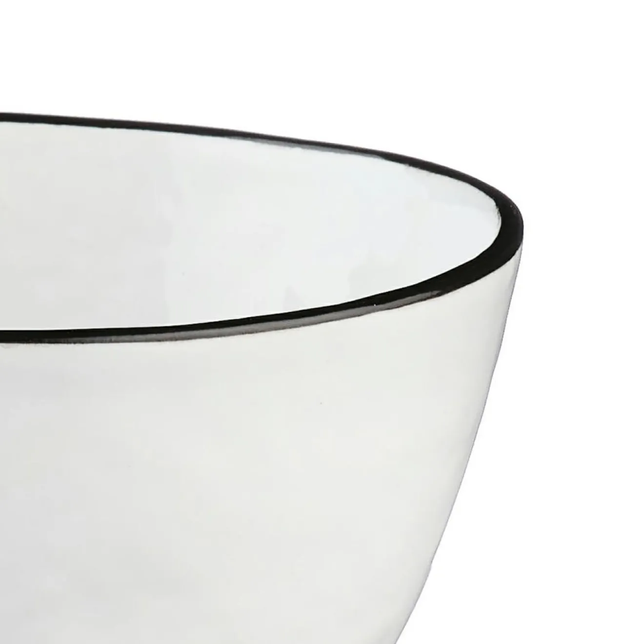 New Bjorn 4 Bols en Grès Pure blanc neige - 28 Pièces