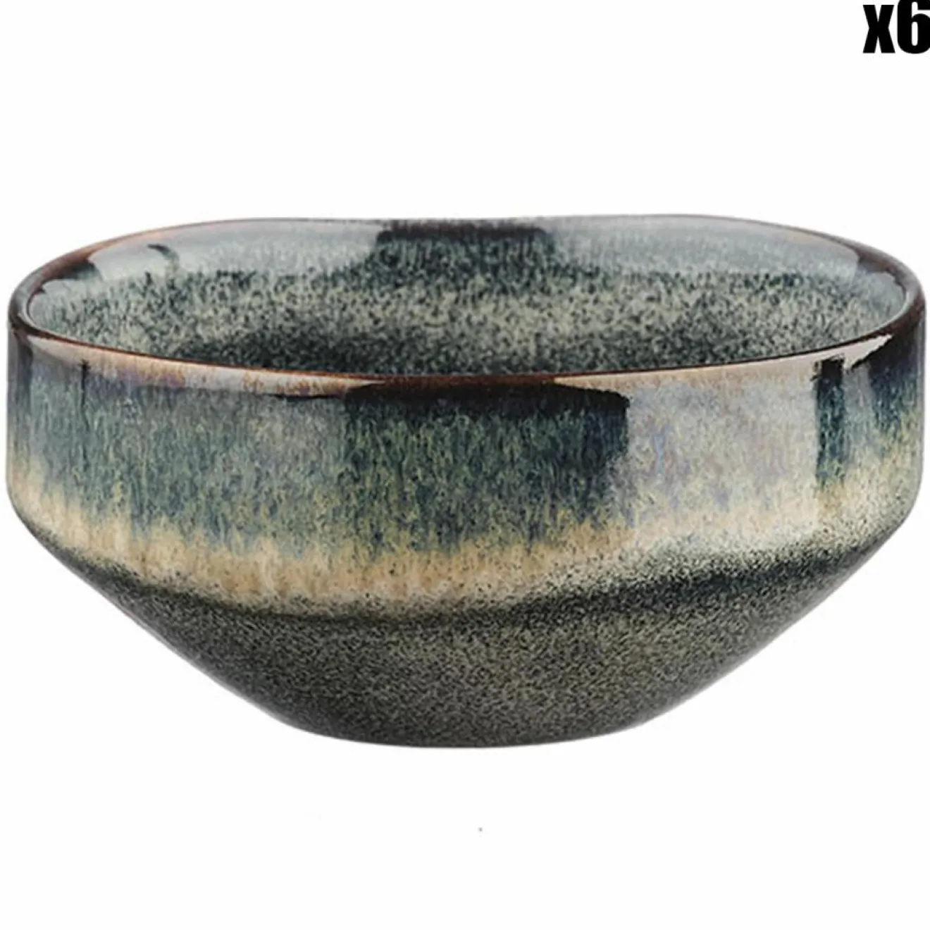 New Bjorn 6 Bols Genesis bleu/gris kaki - D.11 cm