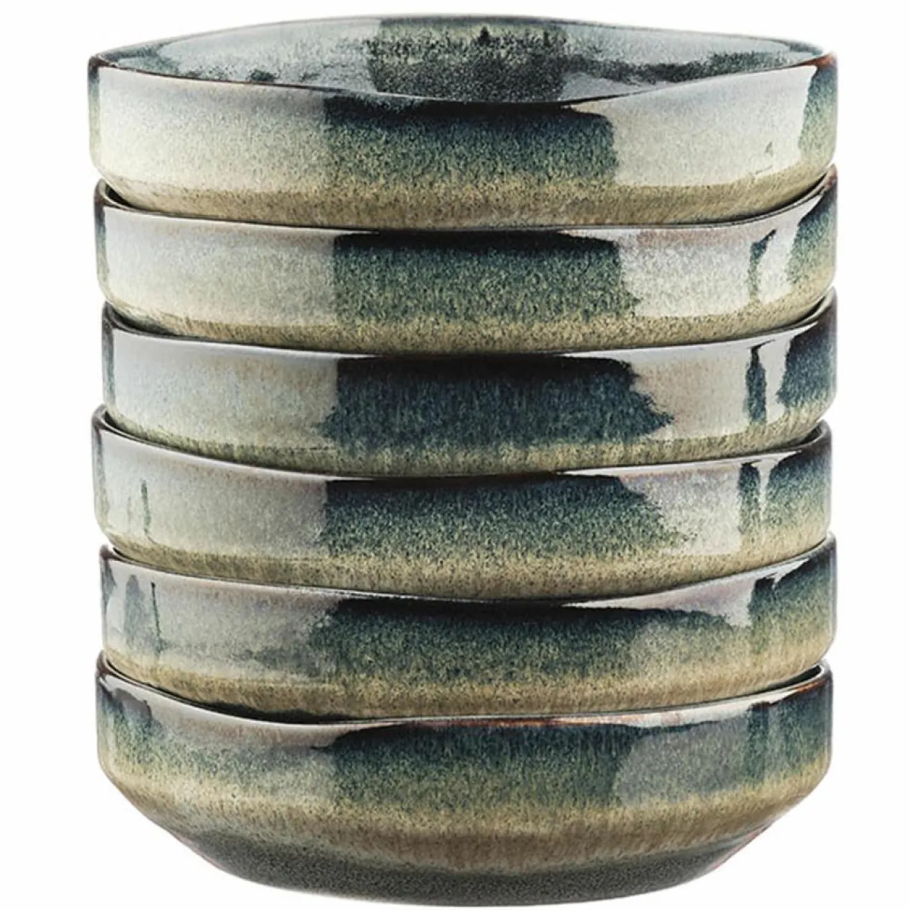 Sale Bjorn 6 Bols Genesis bleu/gris kaki - D.17 cm