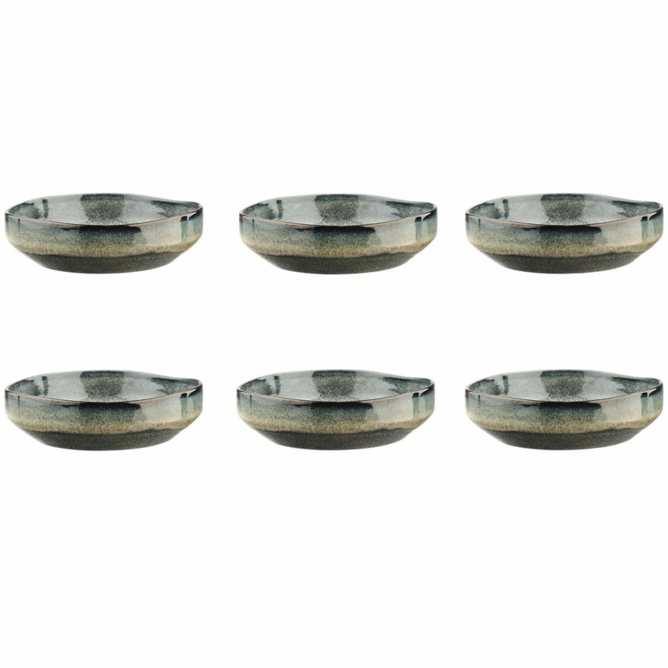 Sale Bjorn 6 Bols Genesis bleu/gris kaki - D.17 cm