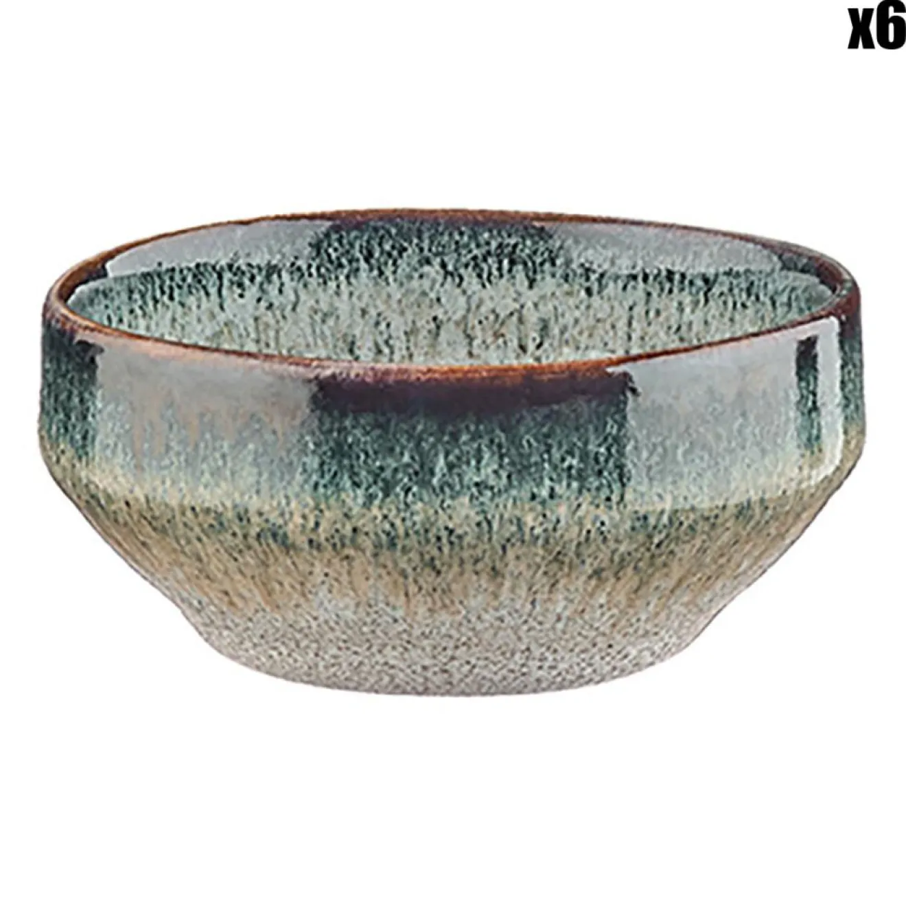 New Bjorn 6 Bols Genesis bleu/gris/kaki - 12 cl