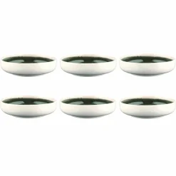 Bjorn 6 Bols Oxygen gris/vert bouteille/beige - D.22 cm