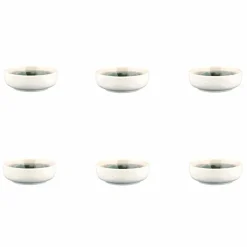 Bjorn 6 Bols Oxygen gris/vert bouteille/beige - D.9 cm