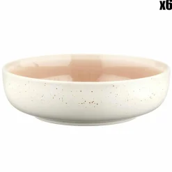 Best Bjorn 6 Bols Oxygen rose poudre/beige - D.17.5 cm