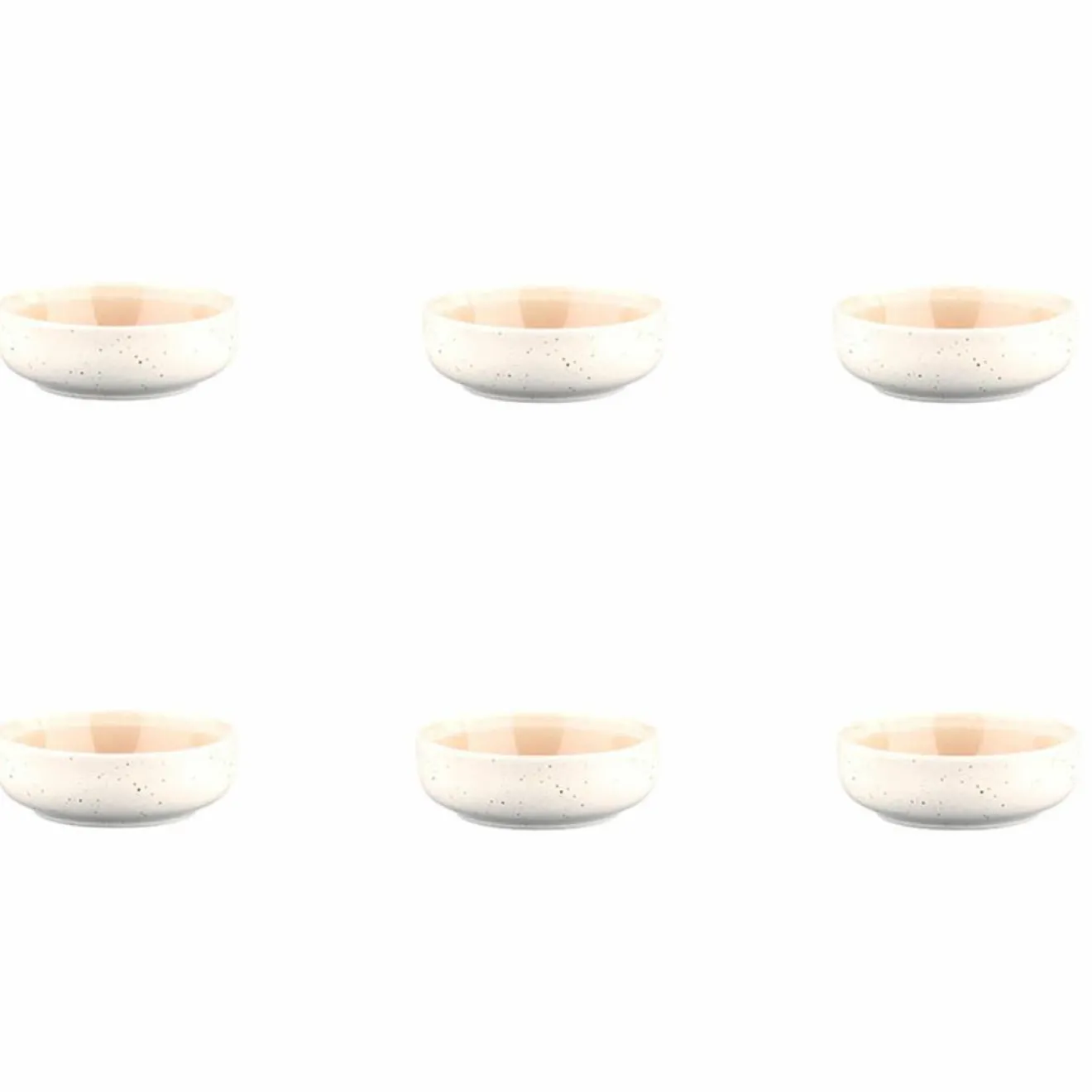 Sale Bjorn 6 Bols Oxygen rose poudre/beige - D.9 cm