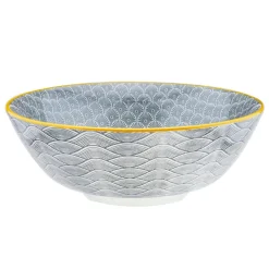 Bjorn 6 Bols Pattern Eclipse gris anthracite - D.21 cm