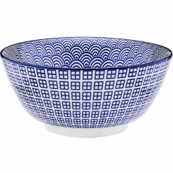 Bjorn 6 Bols petit-déjeuner Pattern Dark blue bleu foncé - D.15 cm