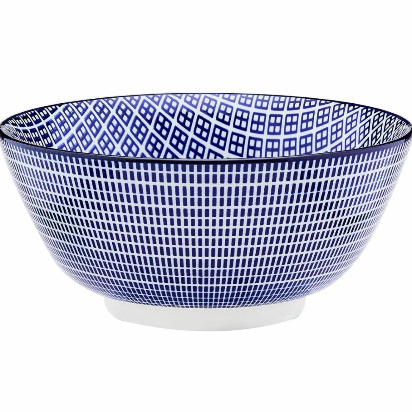 Bjorn 6 Bols petit-déjeuner Pattern Dark blue bleu foncé - D.15 cm