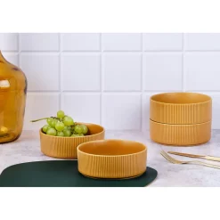 Bjorn 4 Bols Scandi jaune ocre - 100 cl