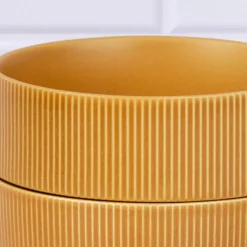 Bjorn 4 Bols Scandi jaune ocre - 100 cl