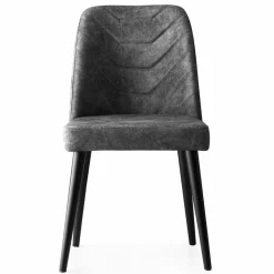 Sale Wooden Art 4 Chaises Dallas anthracite - 50x90x49 cm