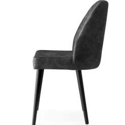 Sale Wooden Art 4 Chaises Dallas anthracite - 50x90x49 cm