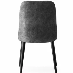 Sale Wooden Art 4 Chaises Dallas anthracite - 50x90x49 cm