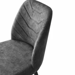 Sale Wooden Art 4 Chaises Dallas anthracite - 50x90x49 cm