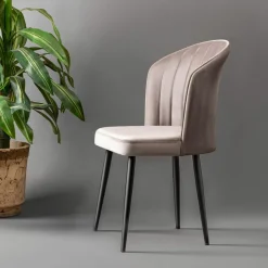 Sale Wooden Art 4 Chaises Rubi marron - 52x85x42 cm