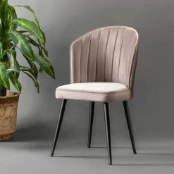 Sale Wooden Art 4 Chaises Rubi marron - 52x85x42 cm