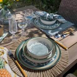 New Novastyl 6 Coupelles Capria16Cm En Faience Vert