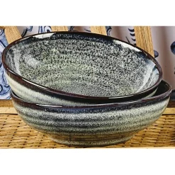 Bjorn 6 Coupelles en Grès Zen gris/bleu - 15 cl