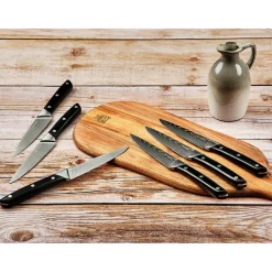 Sale Bjorn 6 Couteaux à steak Erling inox mat - 26x3x1 cm