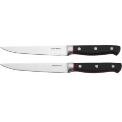 Best Gam'Hotel 2 Couteaux à steak Hiro noir/rouge - 25 cm