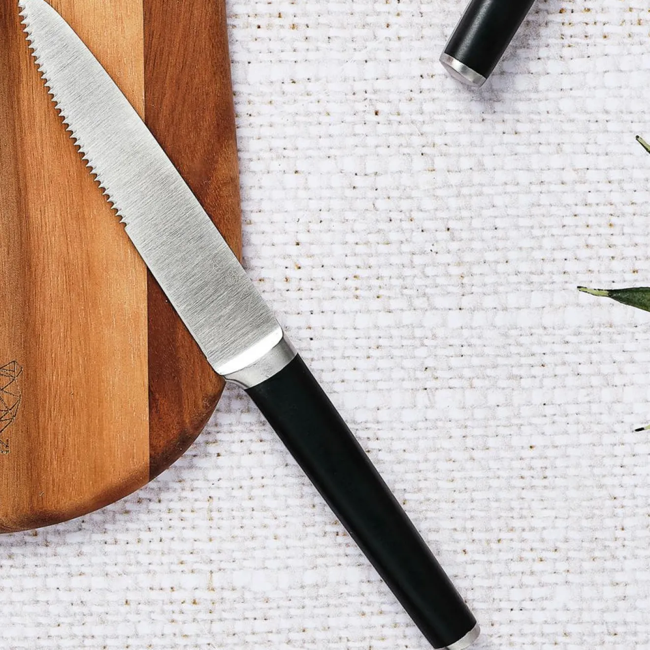 Hot Bjorn 6 Couteaux à steak Jona inox mat - 24x2x1 cm