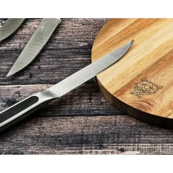 Bjorn 6 Couteaux à steak Loki inox mat - 24x2x1 cm