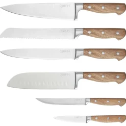 Bjorn 6 Couteaux de cuisine Jakob inox bois