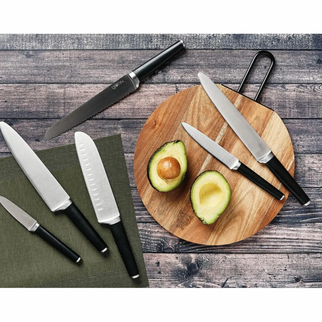 Best Bjorn 6 Couteaux de cuisine Jona inox mat