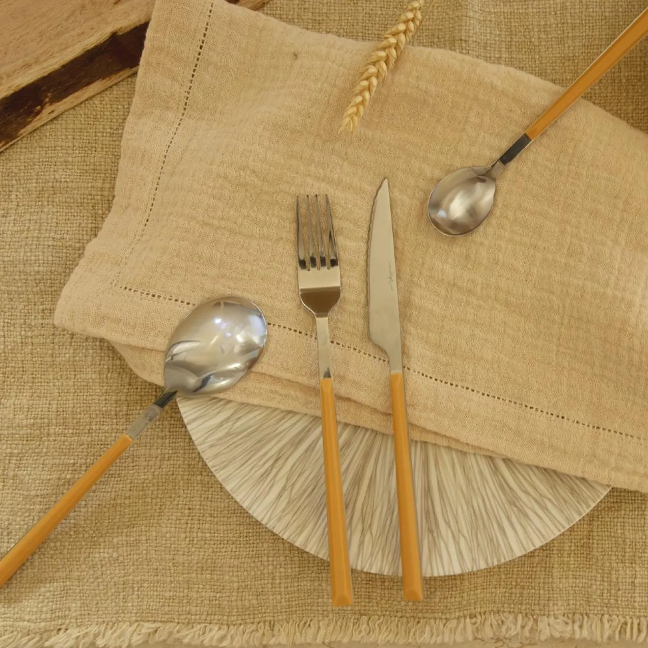 Online Menastyl 6 Cuillères de table Colorama safran -21.5 cm