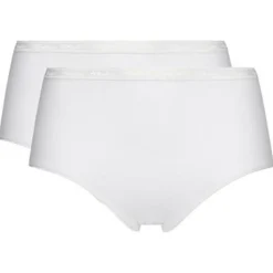 Femme Playtex 2 Culottes en Coton Bio blanches
