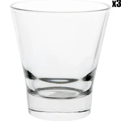Discount Cosy Moments 3 Gobelets Conic transparents - 35cl