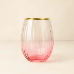 Novastyl 4 Gobelets Gatsby59Cl En Verre Rose