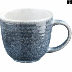 Bjorn 6 Mugs Cosmos bleu/blanc nacré - 30 cl