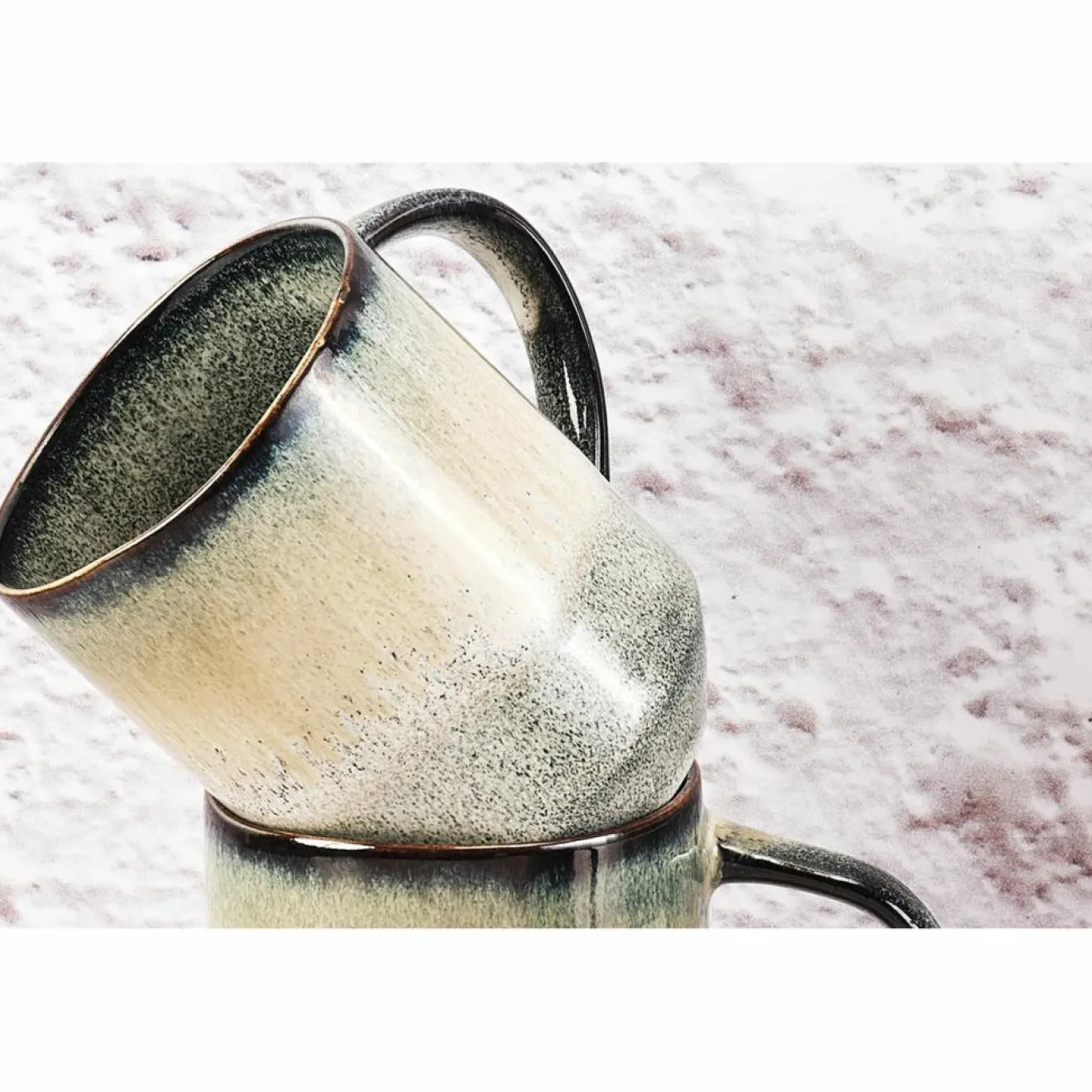 New Bjorn 6 Mugs Genesis bleu/gris kaki - 40 cl