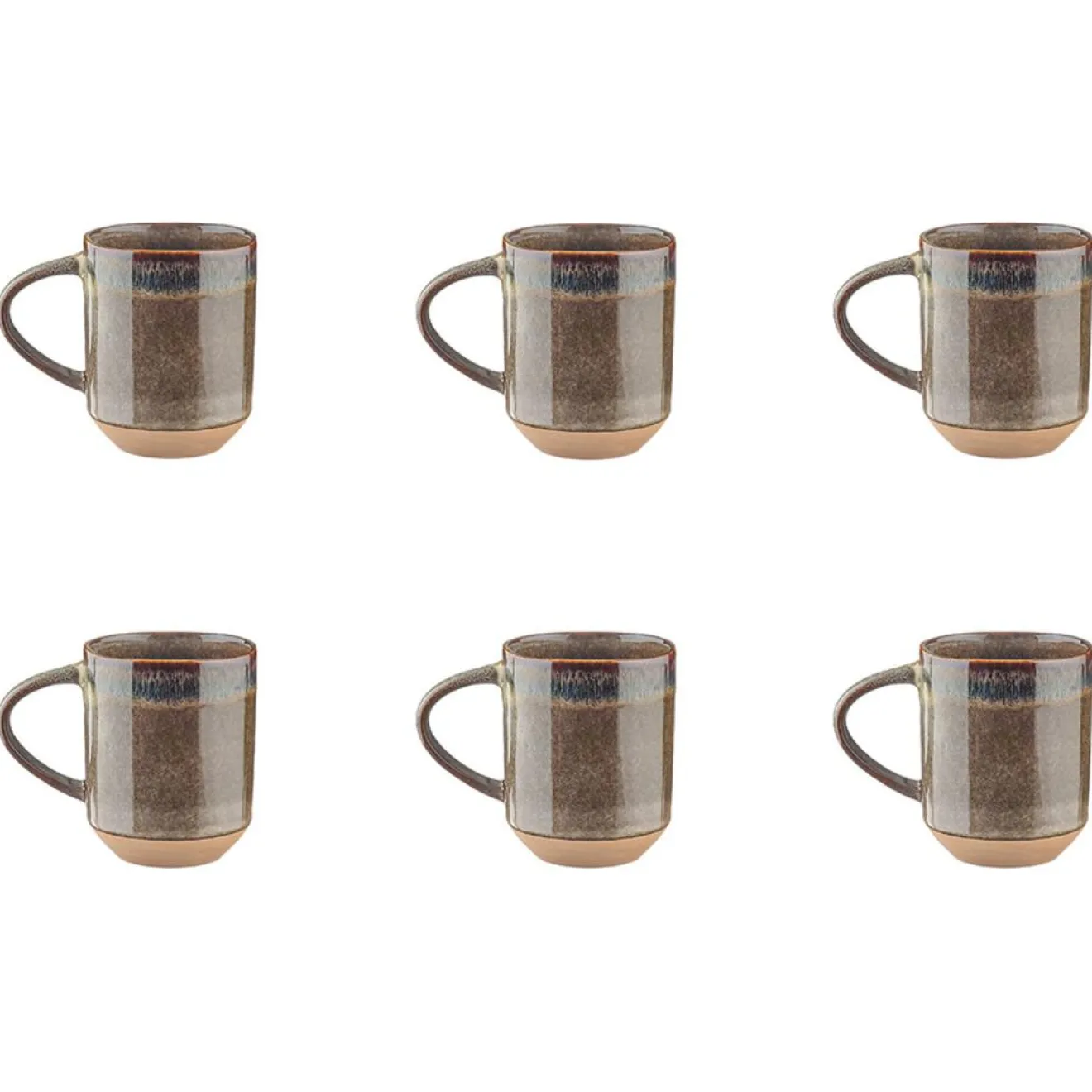 Discount Bjorn 4 Mugs Genesis marron volcanique - 40 cl
