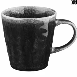 Bjorn 6 Mugs Moon noirs - 40 cl
