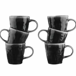 Bjorn 6 Mugs Moon noirs - 40 cl