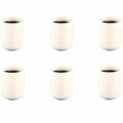 Sale Bjorn 6 Mugs Oxygen gris/vert bouteille/beige - 30 cl