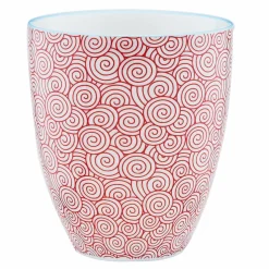 Best Bjorn 6 Mugs Pattern Color bleu clair/rouge/jaune - 30 cl