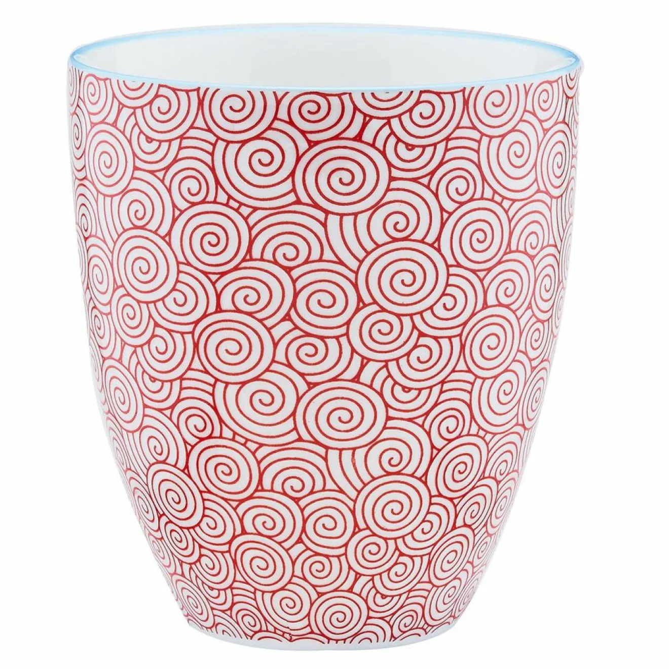 Best Bjorn 6 Mugs Pattern Color bleu clair/rouge/jaune - 30 cl