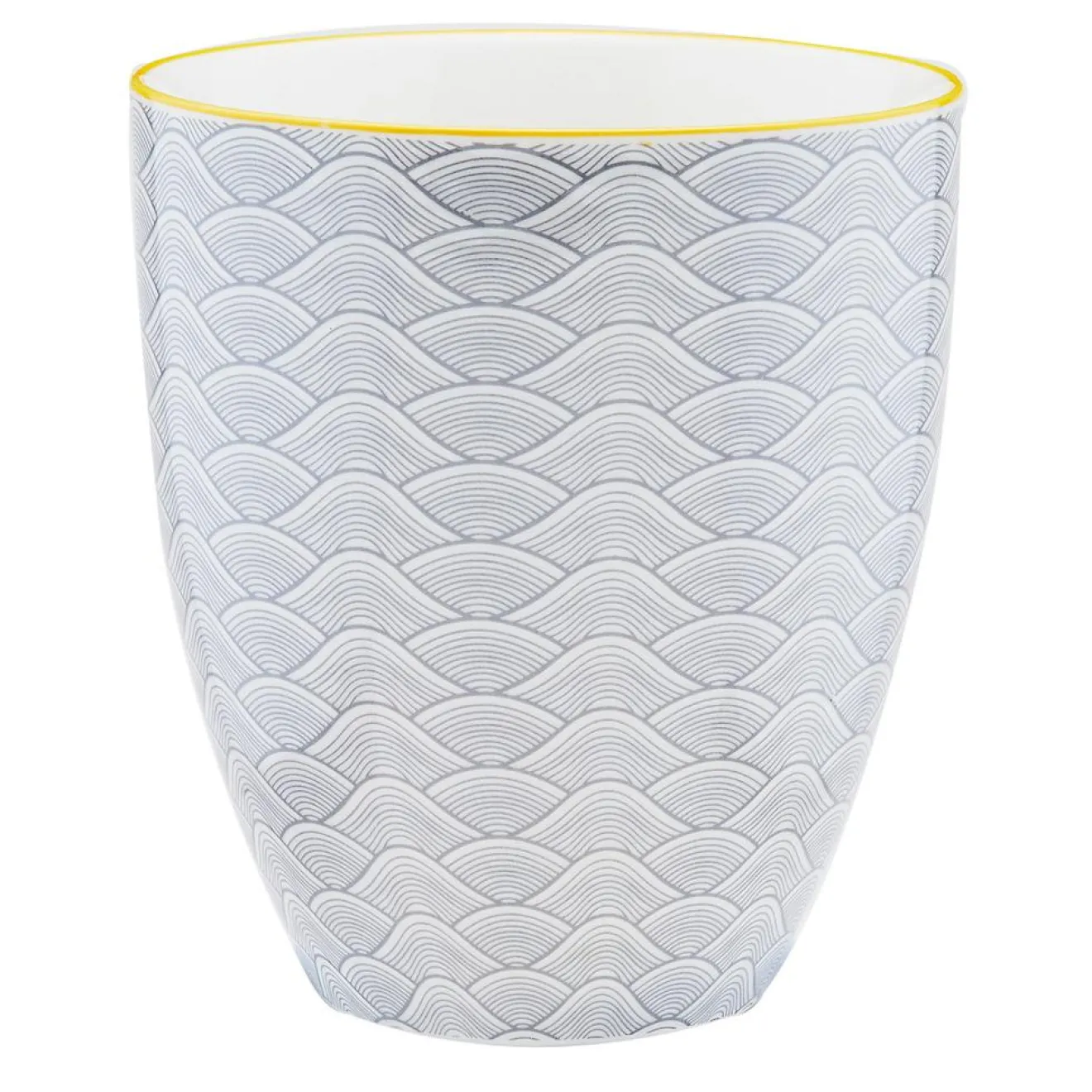 Discount Bjorn 6 Mugs Pattern Eclipse gris anthracite - 30 cl