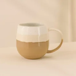 Novastyl 6 Mugs Riga Beige44Cl En Grès