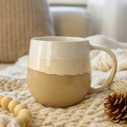 Novastyl 6 Mugs Riga Beige44Cl En Grès