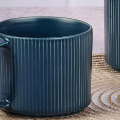 Sale Bjorn 4 Mugs Scandi bleu marine - 50 cl
