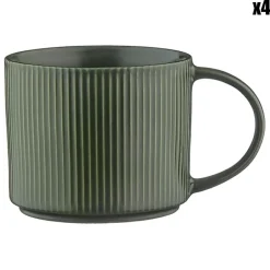 Clearance Bjorn 4 Mugs Scandi vert olive - 50 cl