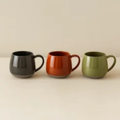 Sale Novastyl 6 Mugs Terra 40Cl EnGrès 3 CouleursAssorties