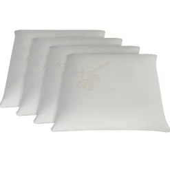 Best Hypsom 4 Oreillers à Mémoire de forme BIO blancs - 60x60 cm