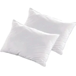 Outlet Hypsom 2 Oreillers Alaska à Fibres creuses polyester blancs - 50x70 cm