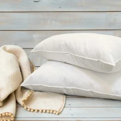 Outlet Hypsom 4 Oreillers Alaska à Fibres creuses polyester blancs - 60x60 cm